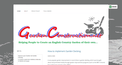 Desktop Screenshot of gardenconstruction.net
