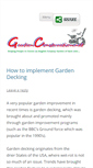 Mobile Screenshot of gardenconstruction.net